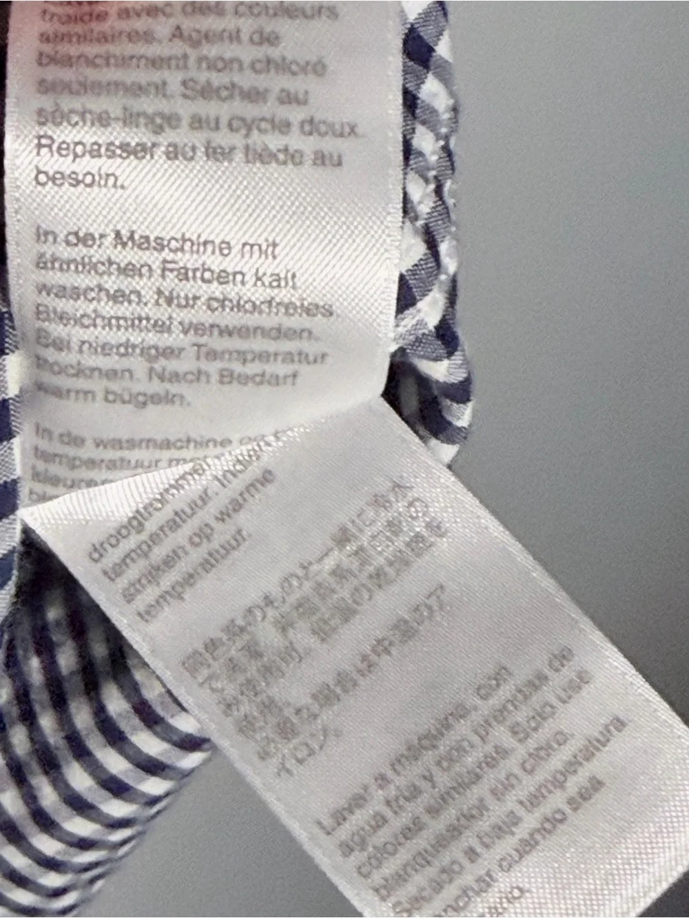 J. Crew classic gingham